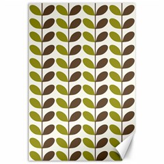 Leaf Plant Pattern Seamless Canvas 20  X 30  by Pakrebo