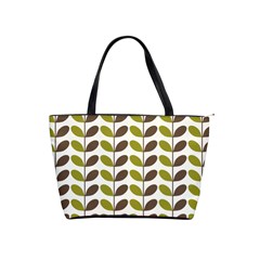 Leaf Plant Pattern Seamless Classic Shoulder Handbag by Pakrebo