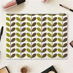 Leaf Plant Pattern Seamless Cosmetic Bag (XL) Back