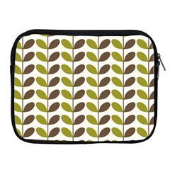 Leaf Plant Pattern Seamless Apple Ipad 2/3/4 Zipper Cases by Pakrebo