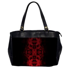 Skull & Hand Bones- Oversize Office Handbag (two Sides) by theDARKAURA