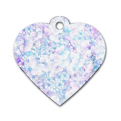 Blossom In A Hundred - Dog Tag Heart (one Side) by WensdaiAmbrose