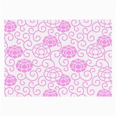 Peony Asia Spring Flowers Natural Large Glasses Cloth (2-side) by Pakrebo