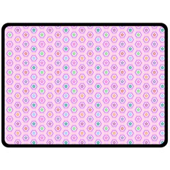 A Hexagonal Pattern Unidirectional Double Sided Fleece Blanket (large)  by Pakrebo