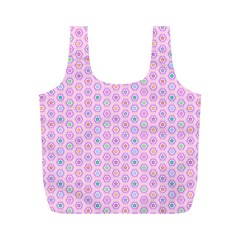 A Hexagonal Pattern Unidirectional Full Print Recycle Bag (m) by Pakrebo