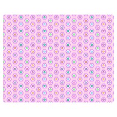 A Hexagonal Pattern Unidirectional Double Sided Flano Blanket (medium)  by Pakrebo