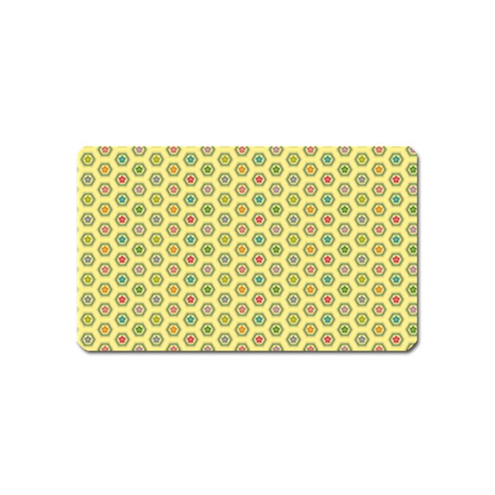 A Hexagonal Pattern Unidirectional Magnet (Name Card)