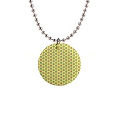 A Hexagonal Pattern Unidirectional 1  Button Necklace by Pakrebo