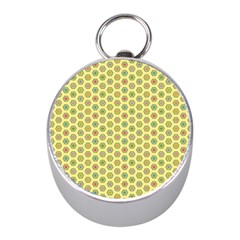 A Hexagonal Pattern Unidirectional Mini Silver Compasses by Pakrebo