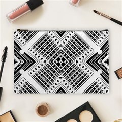 Pattern Tile Repeating Geometric Cosmetic Bag (large) by Pakrebo