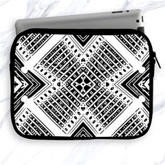 Pattern Tile Repeating Geometric Apple Ipad 2/3/4 Zipper Cases by Pakrebo