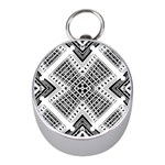 Pattern Tile Repeating Geometric Mini Silver Compasses Front