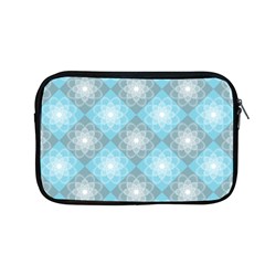 White Light Blue Gray Tile Apple Macbook Pro 13  Zipper Case by Pakrebo