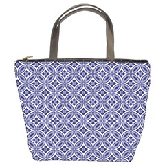 Wreath Differences Indigo Deep Blue Bucket Bag by Pakrebo