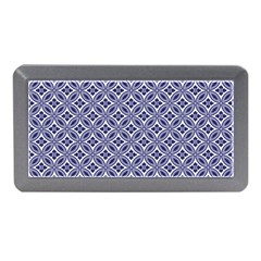 Wreath Differences Indigo Deep Blue Memory Card Reader (mini) by Pakrebo