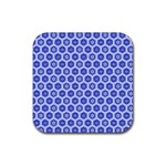 A Hexagonal Pattern Unidirectional Rubber Coaster (Square)  Front