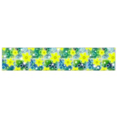 Narcissus Yellow Flowers Winter Small Flano Scarf