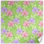 Lily Flowers Green Plant Natural Canvas 16  x 16  15.2 x15.41  Canvas - 1