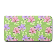 Lily Flowers Green Plant Natural Medium Bar Mats by Pakrebo