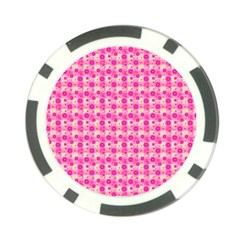 Heart Pink Poker Chip Card Guard (10 Pack) by Pakrebo