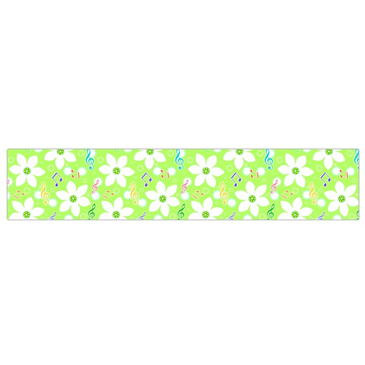 Zephyranthes Candida White Flowers Small Flano Scarf