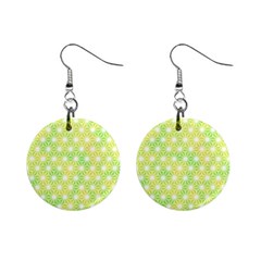 Traditional Patterns Hemp Pattern Mini Button Earrings by Pakrebo