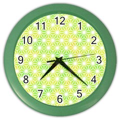 Traditional Patterns Hemp Pattern Color Wall Clock by Pakrebo