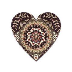 Seamless Pattern Floral Flower Heart Magnet by Pakrebo