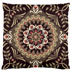 Seamless Pattern Floral Flower Standard Flano Cushion Case (one Side) by Pakrebo