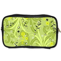 Seamless Pattern Green Garden Toiletries Bag (one Side) by Pakrebo