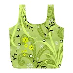 Seamless Pattern Green Garden Full Print Recycle Bag (L) Front