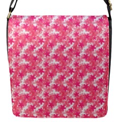 Phlox Spring April May Pink Flap Closure Messenger Bag (s) by Pakrebo