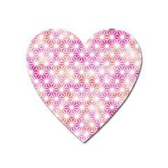 Traditional Patterns Hemp Pattern Heart Magnet by Pakrebo