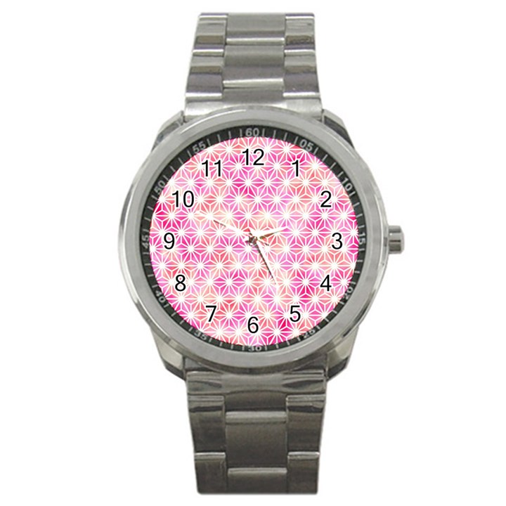 Traditional Patterns Hemp Pattern Sport Metal Watch