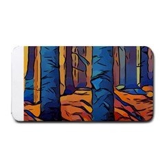 Woods Trees Abstract Scene Forest Medium Bar Mats by Pakrebo