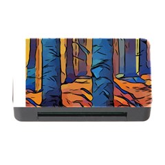 Woods Trees Abstract Scene Forest Memory Card Reader With Cf by Pakrebo