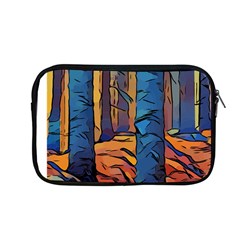 Woods Trees Abstract Scene Forest Apple Macbook Pro 13  Zipper Case by Pakrebo