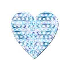 Traditional Patterns Hemp Pattern Heart Magnet by Pakrebo