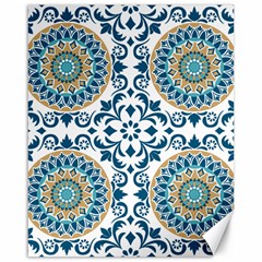 Tile Vintage Pattern Design Canvas 16  X 20  by Pakrebo