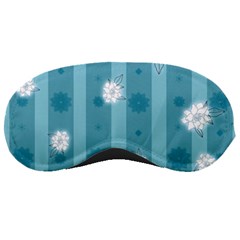 Gardenia Flowers White Blue Sleeping Masks