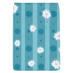 Gardenia Flowers White Blue Removable Flap Cover (S)