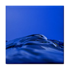 Wave Macro Water Surface Tile Coasters by Pakrebo