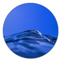 Wave Macro Water Surface Magnet 5  (round) by Pakrebo