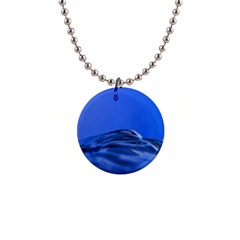 Wave Macro Water Surface 1  Button Necklace by Pakrebo