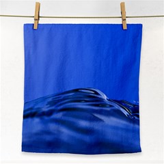 Wave Macro Water Surface Face Towel by Pakrebo