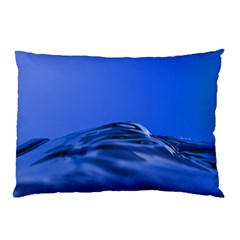 Wave Macro Water Surface Pillow Case by Pakrebo