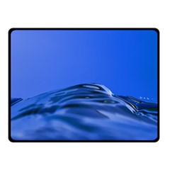 Wave Macro Water Surface Fleece Blanket (small) by Pakrebo