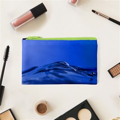 Wave Macro Water Surface Cosmetic Bag (xs) by Pakrebo