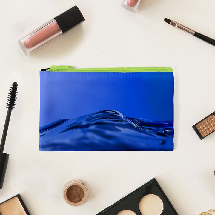 Wave Macro Water Surface Cosmetic Bag (XS)