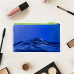 Wave Macro Water Surface Cosmetic Bag (XS) Back